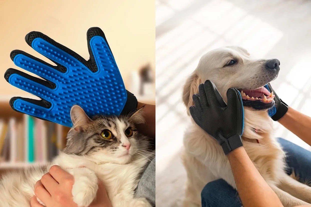 Pet Hair Removal Glove – Easily Remove Dog & Cat Hair
